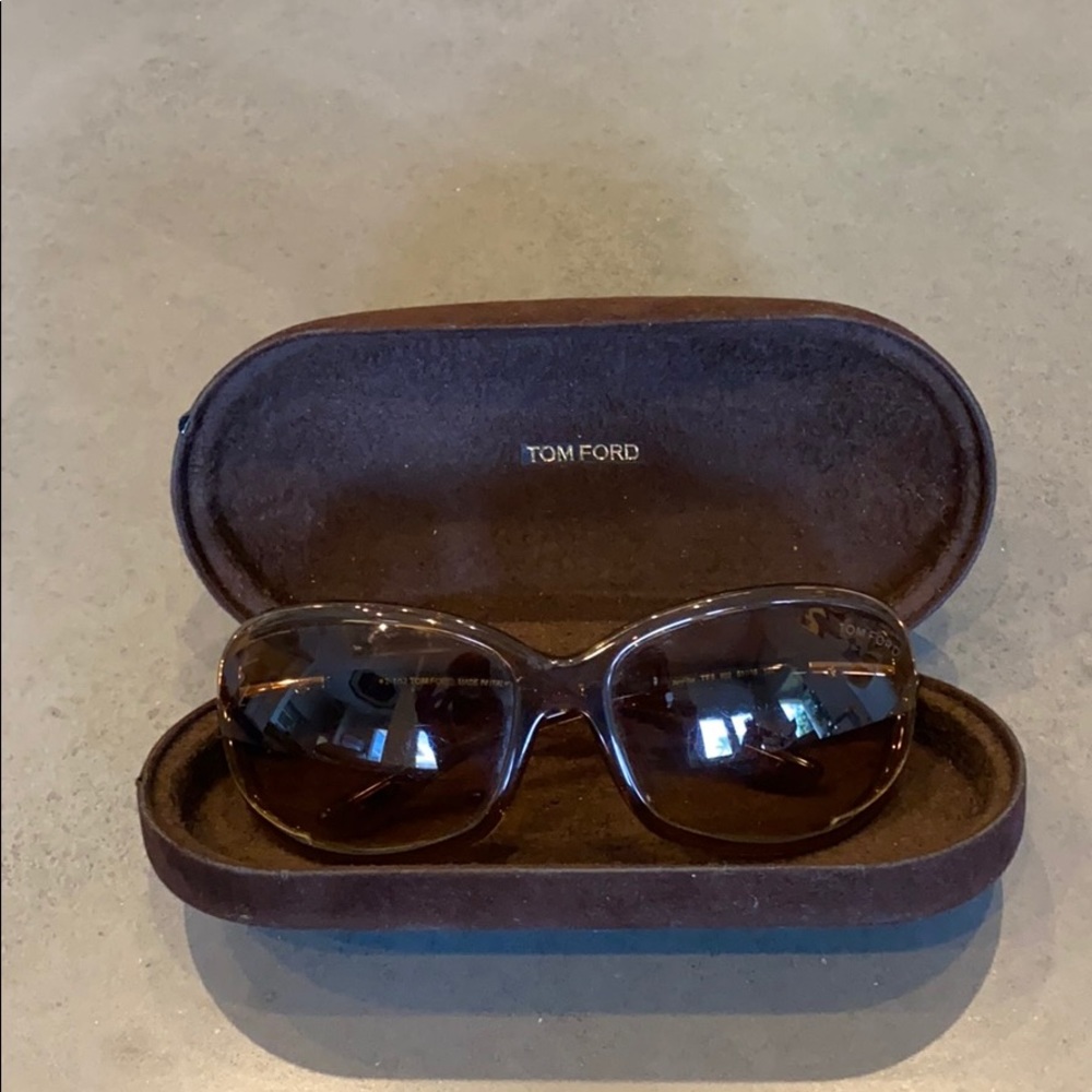 Tom Ford Jennifer Light Brown Sunglasses